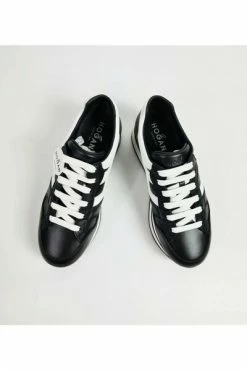 Hogan Panelled Sneakers Black