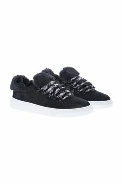 Hogan H365 Faux Fur Sneakers Black