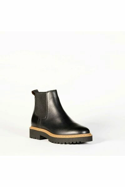 Hogan Chelseaboots Boot With Lateral Leather Elators Black - Afbeelding 2
