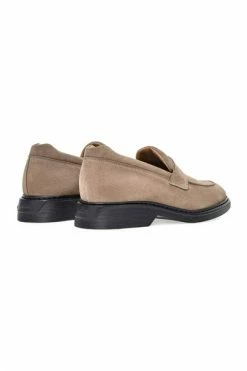 Hogan Instappers & Slip Ons Moccasin Shoe Beige