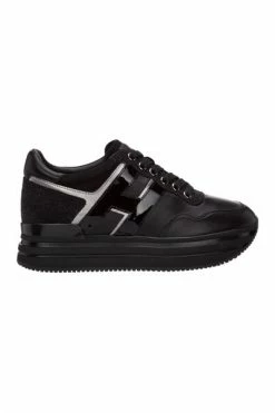 Hogan Sneakers Midi Platform Black