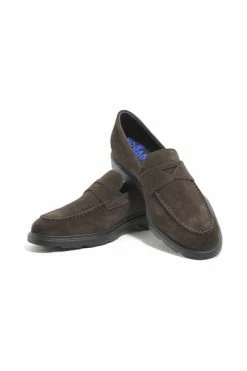 Hogan Instappers & Slip Ons Hxm3930x230hg0s807 H393 Moccasin Men39 Shoes Brown