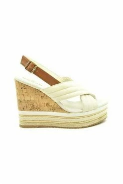 Hogan Sleehakken Sandalen White