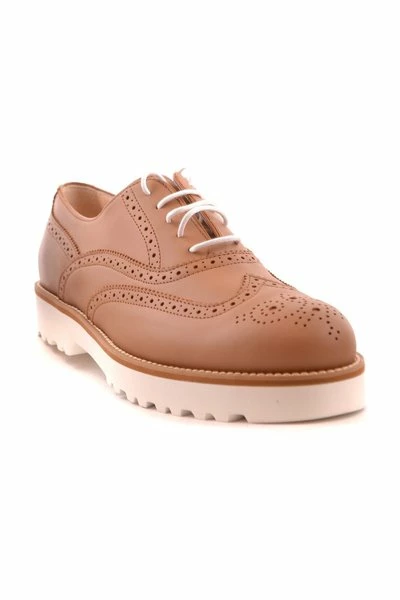 Hogan Veterschoenen Classic Flats Brown - Afbeelding 2