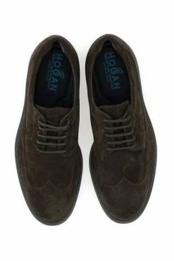 Hogan Instappers & Slip Ons Flat Shoes Brown