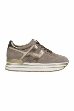 Hogan Sneakers Shoes Brown