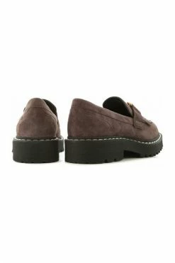 Hogan Loafers Flat Shoes Brown