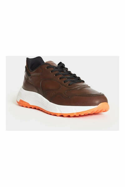 Hogan Sneakers Hyperlight In Pelle Brown - Afbeelding 2