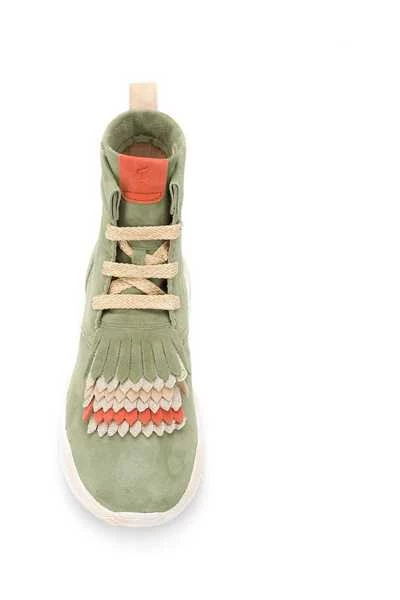 Hogan Enkellaarsjes LACE-UP Shoes Green - Afbeelding 3