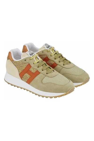 Hogan Sneakers Flat Shoes Green - Afbeelding 2