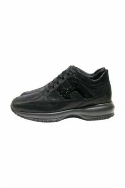 Hogan Sneakers INTERACTIVE H SPEZZATA +RICAMO Black