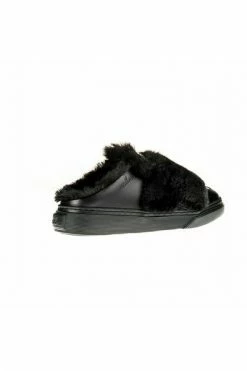 Hogan 365 Sabot Report Faux Furs Sneakers Black