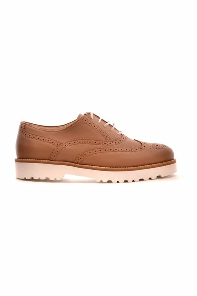 Hogan Veterschoenen Classic Flats Brown