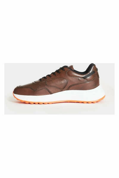 Hogan Sneakers Hyperlight In Pelle Brown - Afbeelding 3