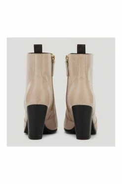 Hogan Enkellaarsjes Heeled Boots Beige