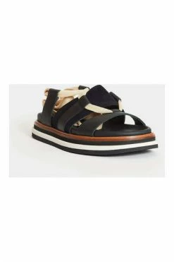 Hogan Sandalen Bottom Sandal Black