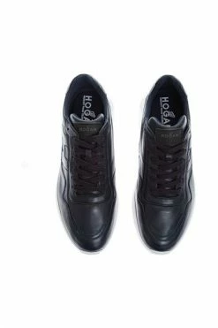 Hogan I-Cube Nappa Leather Sneakers With White Sole Blue