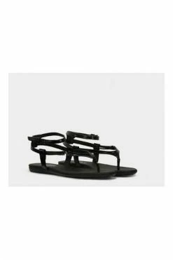 Hogan Sandalen Painted Painted Flip Look Sandal Black