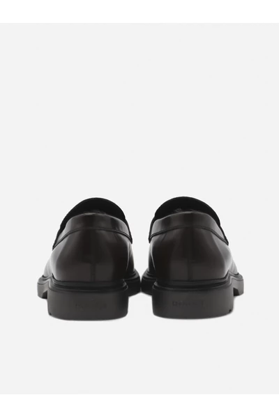 Hogan Instappers & Slip Ons Flat Shoes Brown