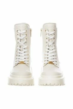 Hogan Laarzen Lace-up Boots Beige