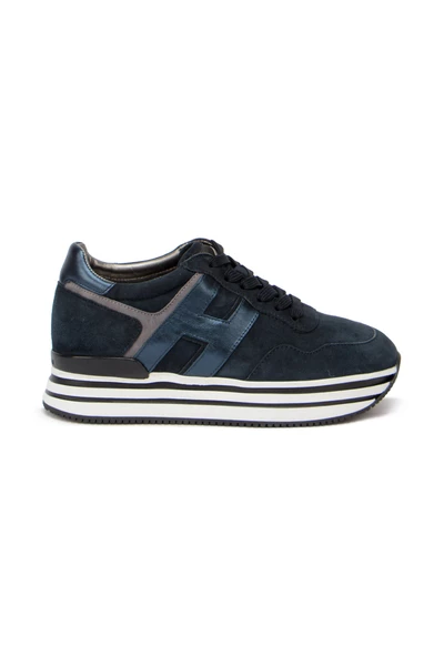 Hogan Midi Platform Sneakers Blue