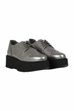 Hogan Veterschoenen Flat Schoenen Gray