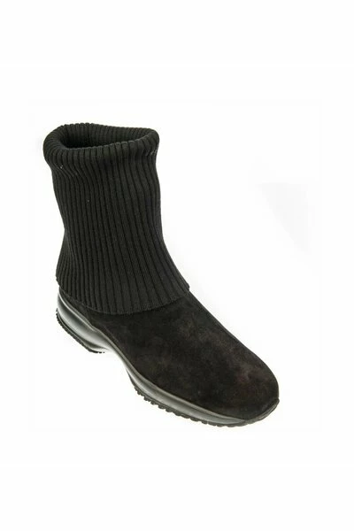 Hogan Enkellaarsjes HXW00N09250BYEB999 INTERACTIVE Boots Black - Afbeelding 5