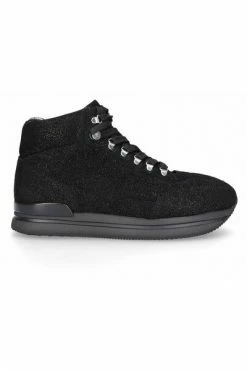 Hogan H222 High Sneakers Black