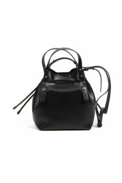 Hogan Handtassen Drawstring Dual Handle Tote Bag Black