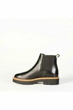 Hogan Chelseaboots Boot With Lateral Leather Elators Black