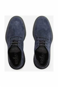 Hogan Nette Schoenen Laced Shoes Blue