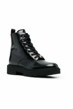 Hogan Laarzen Lace Up Boots Black