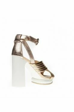 Hogan Sandalen H353 Mignon Shoes Cross Band Yellow