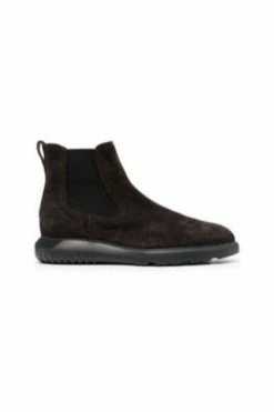 Hogan Laarzen Chelsea Boots Brown