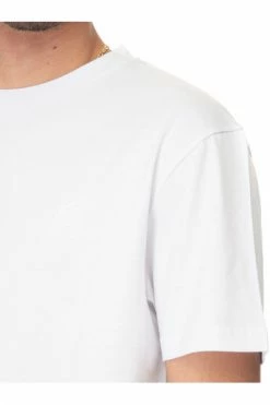 Hogan Shirts Short-sleeved Round-necked T-shirt White