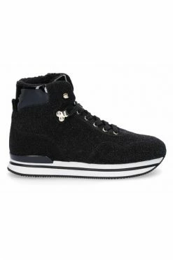 Hogan Sneakers High H222 Glitter Black
