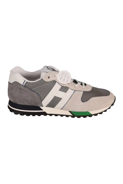 Hogan Panelled Low-top Sneakers Gray - Afbeelding 3