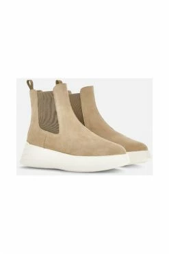 Hogan Enkellaarsjes Ankle Boots Beige