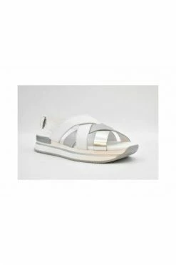 Hogan Sandalen Flat Sandals White