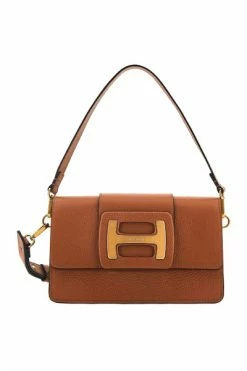 Hogan Schoudertassen Cross Body Bags Brown