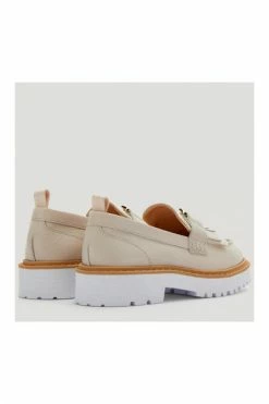 Hogan Loafers Flats Beige