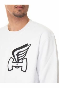 Hogan Hoodies & Sweatvesten Crewneck Sweatshirt White