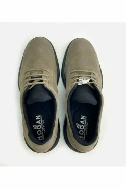 Hogan Nette Schoenen Laced Shoes Beige