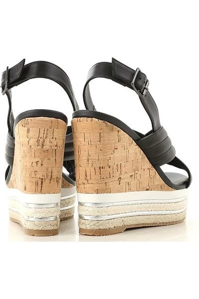 Hogan Sleehakken HXW4420BM30IWE Met Wedge Black - Afbeelding 3