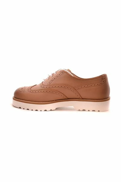 Hogan Veterschoenen Classic Flats Brown - Afbeelding 3