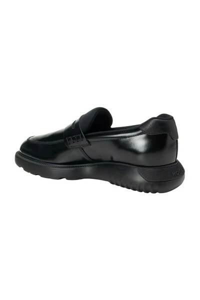 Hogan Instappers & Slip Ons Flat Shoes Black